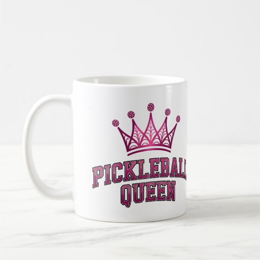 Pickleball Queen Koffiemok (Links)