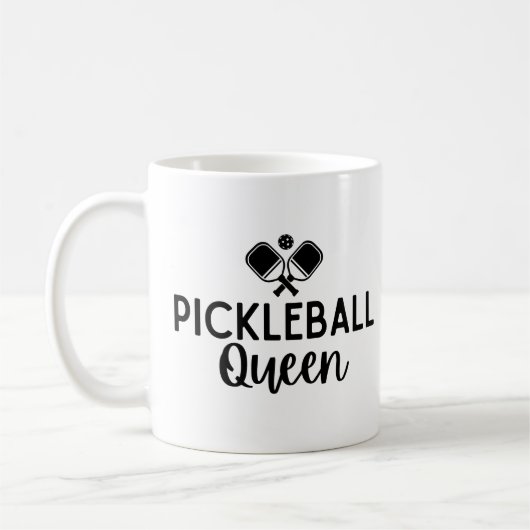 Pickleball Queen Koffiemok (Links)
