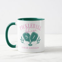 Pickleball Queen Logo Monogram Aangepaste naam
