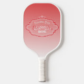  Pickleball Queen oma gepersonaliseerd Pickleball Paddle (Voorkant)