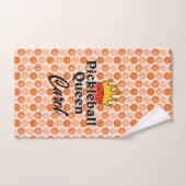 Pickleball Queen Oranje Ball in Crown Personalized Handdoek (Handdoek)