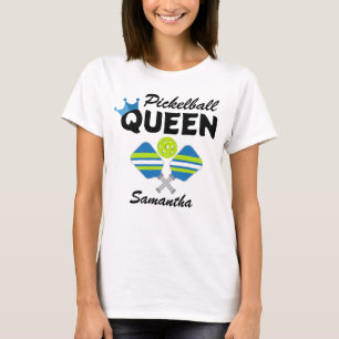 Pickleball Queen Paddles Ball T-shirt