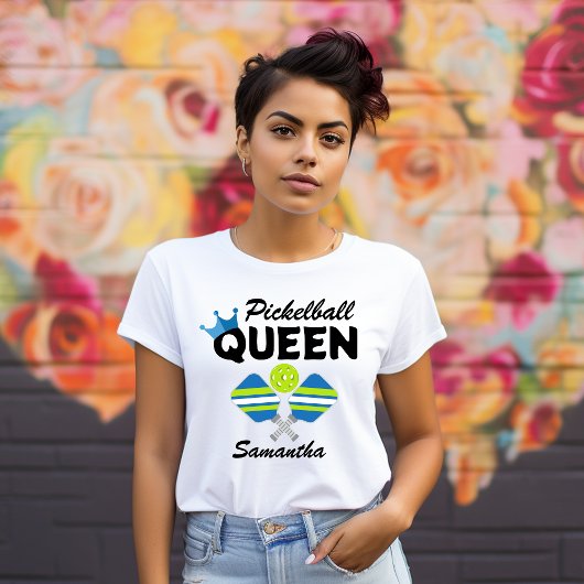 Pickleball Queen Paddles Ball T-shirt
