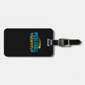 Pickleball Queen Professional Pickleballs Coach Pl Bagagelabel (Voorkant horizontaal)