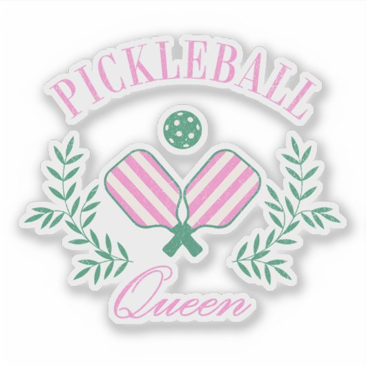 Pickleball Queen Sticker (Voorkant)