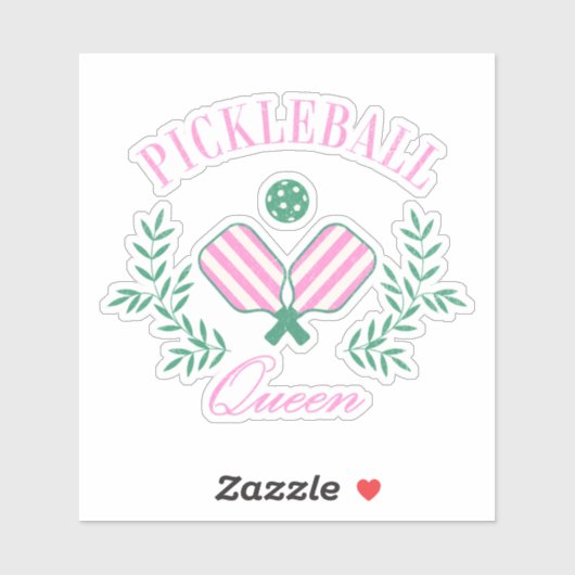 Pickleball Queen Sticker (Vel)