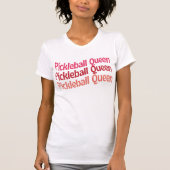 Pickleball Queen T-Shirt voor Pickleball Lover (Voorkant)