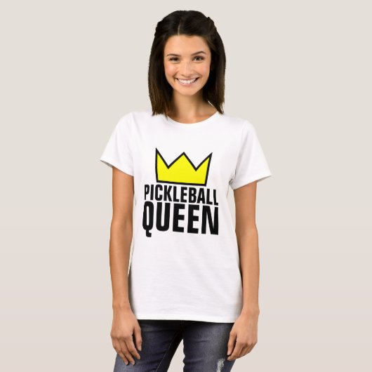 PICKLEBALL QUEEN T-Shirts (Voorkant volledig)