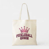 Pickleball Queen Tote Bag (Achterkant)