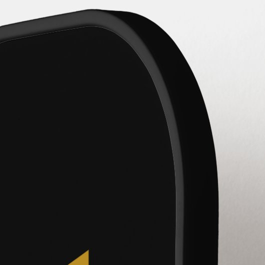 Pickleball Queen zwart/gouden peddel - personalise Pickleball Paddle (Links Detail)