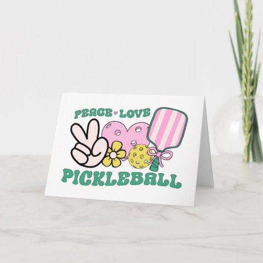 Pickleball Quote Bedankkaart (Voorkant)