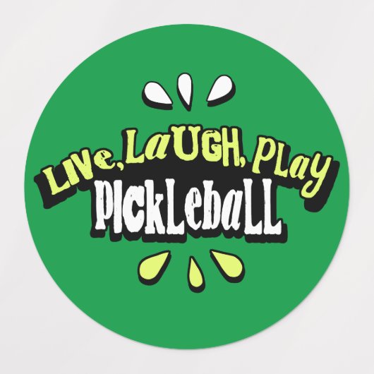 Pickleball Quote Labels (Design 2)