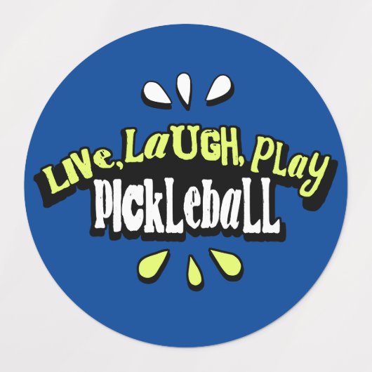 Pickleball Quote Labels (Design 1)