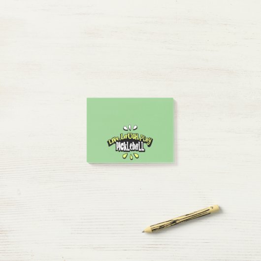 Pickleball Quote Post-it® Notes (Op bureau)