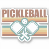 Pickleball Quote Sticker (Voorkant)