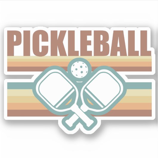 Pickleball Quote Sticker (Voorkant)