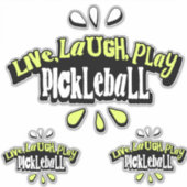 Pickleball Quote Sticker (Voorkant)