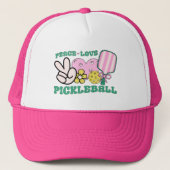 Pickleball Quote Trucker Pet (Voorkant)