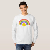 Pickleball Rainbow Longsleeve T-shirt (Voorkant volledig)