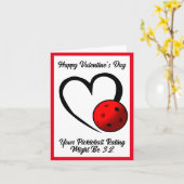 Pickleball Rating Valentijn Hart Blauw Pickleball Kaart (Gele Bloem)