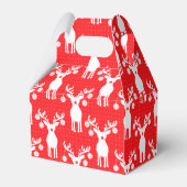 Pickleball Reindeers Merry 🎁 kerst Bedankdoosjes (Achterkant)