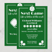 Pickleball Retirement Life is beter aan het hof Kaart (Voorkant / Achterkant)