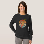 Pickleball Retro Paddleball Dink Speler 2 T-shirt (Voorkant volledig)