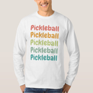 Pickleball Retro Pickleball Speler  T-shirt