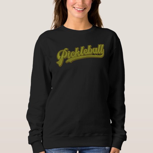 Pickleball Retro-stijl Trui (Voorkant)