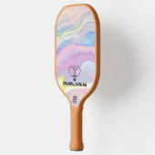 Pickleball roept Pastel Regenboog Paddle (Links)