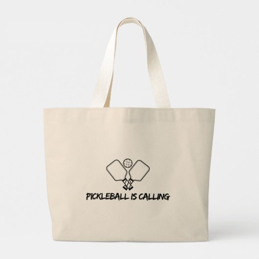Pickleball Roept Tote Tas (Achterkant)