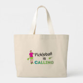 Pickleball Roept Tote Tas (Achterkant)
