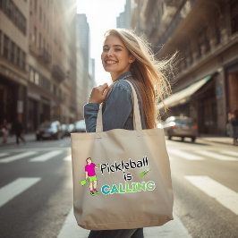 Pickleball Roept Tote Tas
