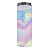 Pickleball roept Typography Thermische Tumbler Thermosbeker (Achterkant)