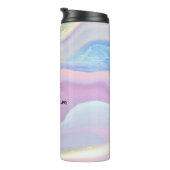 Pickleball roept Typography Thermische Tumbler Thermosbeker (Geroteerd rechts)