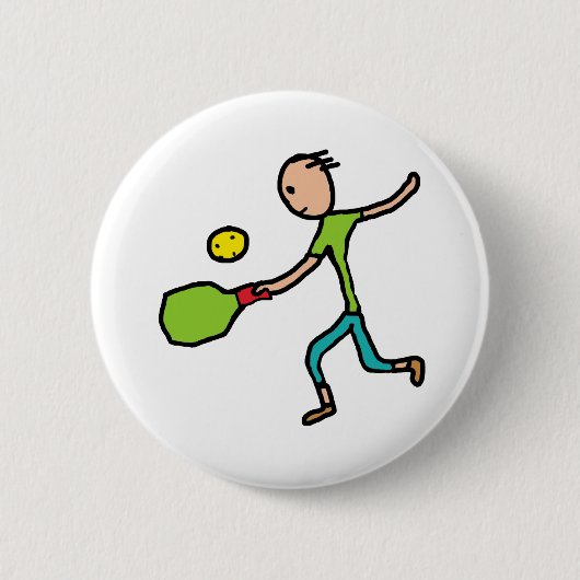 Pickleball Ronde Button 5,7 Cm (Voorkant)