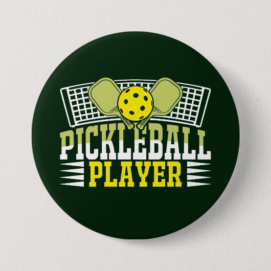 Pickleball Ronde Button 7,6 Cm (Voorkant)