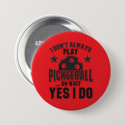 Pickleball Ronde Button 7,6 Cm (Voorkant /achterkant)