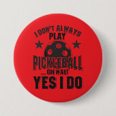 Pickleball Ronde Button 7,6 Cm (Voorkant)
