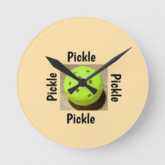 Pickleball ronde klok (Voorkant)