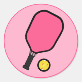 Pickleball Ronde Sticker