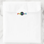 Pickleball ronde stickers (Tas)