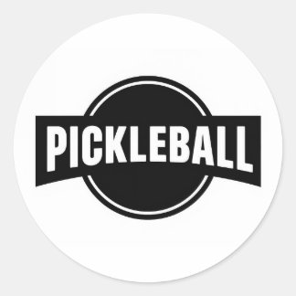 Pickleball ronde stickers