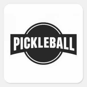 Pickleball ronde stickers