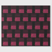 Pickleball roze dink patroon inpakpapier (Vlak)