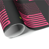 Pickleball roze dink patroon inpakpapier (Rol Hoek)