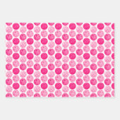 Pickleball Roze Groen Wit Pickleball Party Inpakpapier Vel (Voorkant)