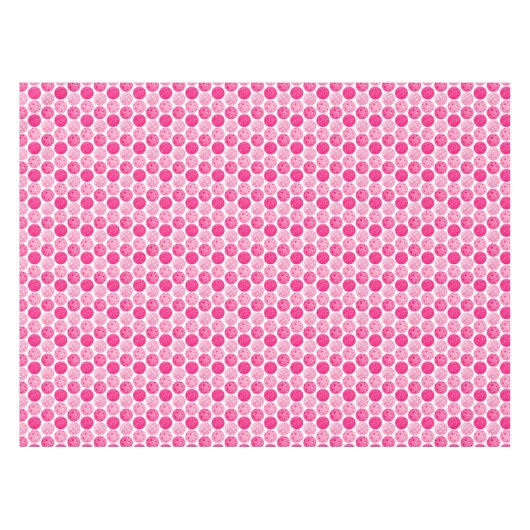Pickleball Roze & Wit Pickleball Home Decor Tafelkleed (Voorkant (Horizontaal))