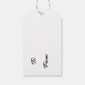 Pickleball Roze & Wit Pickleballs gepersonaliseerd Cadeaulabel (Achterkant)