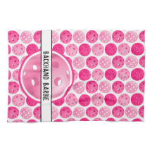 Pickleball Roze & Wit Pickleballs gepersonaliseerd